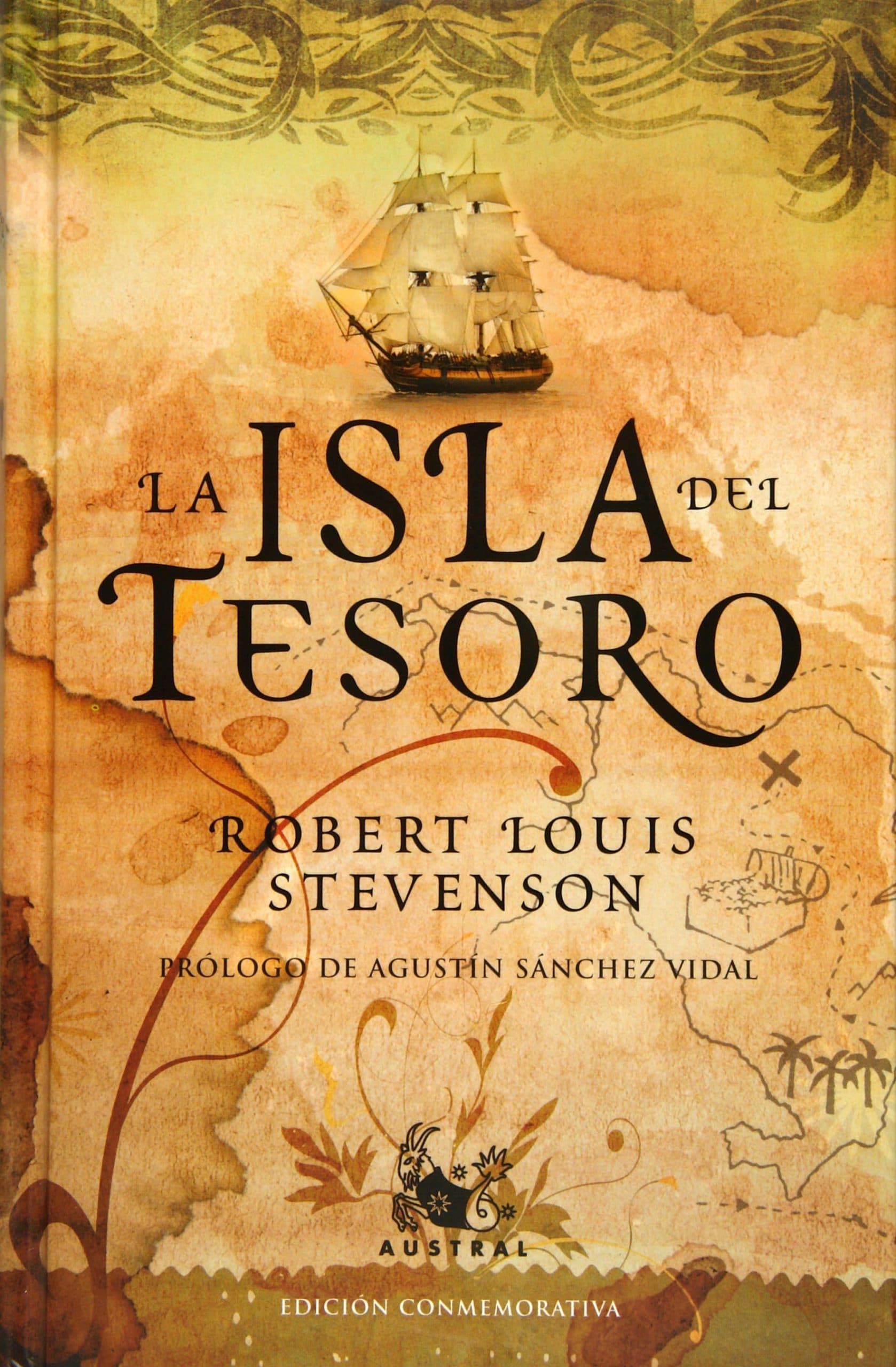 Tapa de la novela: La Isla del Tesoro